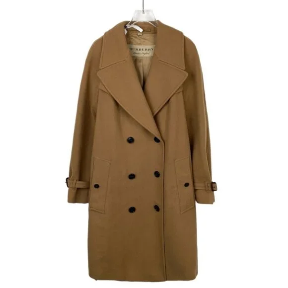 Burberry Jackets Coats Burberry Large Collar Doublebreasted